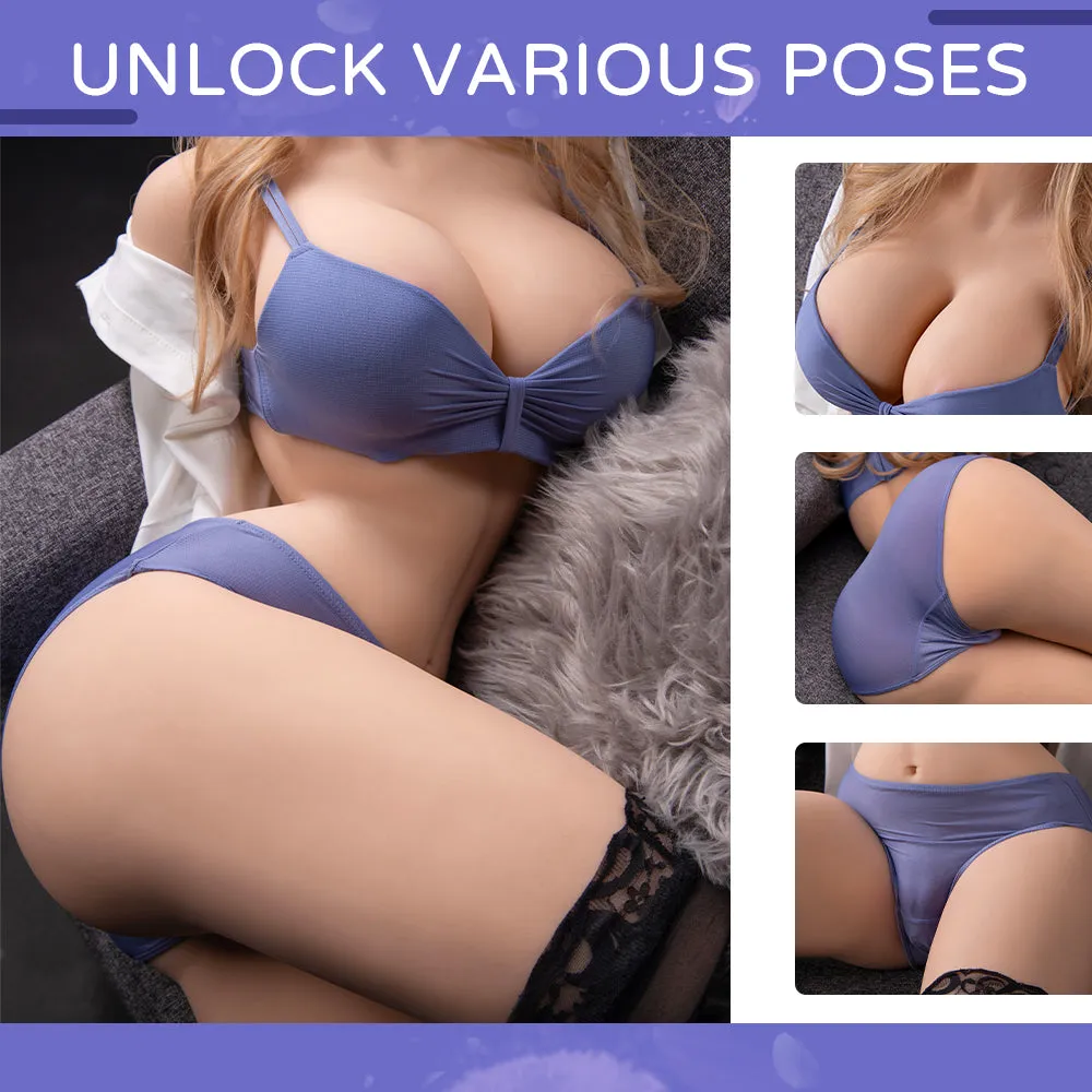 Mia: 57.32lb Big Boobs Life-size Adult Love Doll Torso