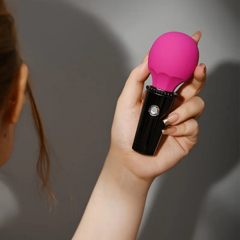 Mini AV Wand Vibrator - Domlust Portable Female Sex Toys Christmas Gifts