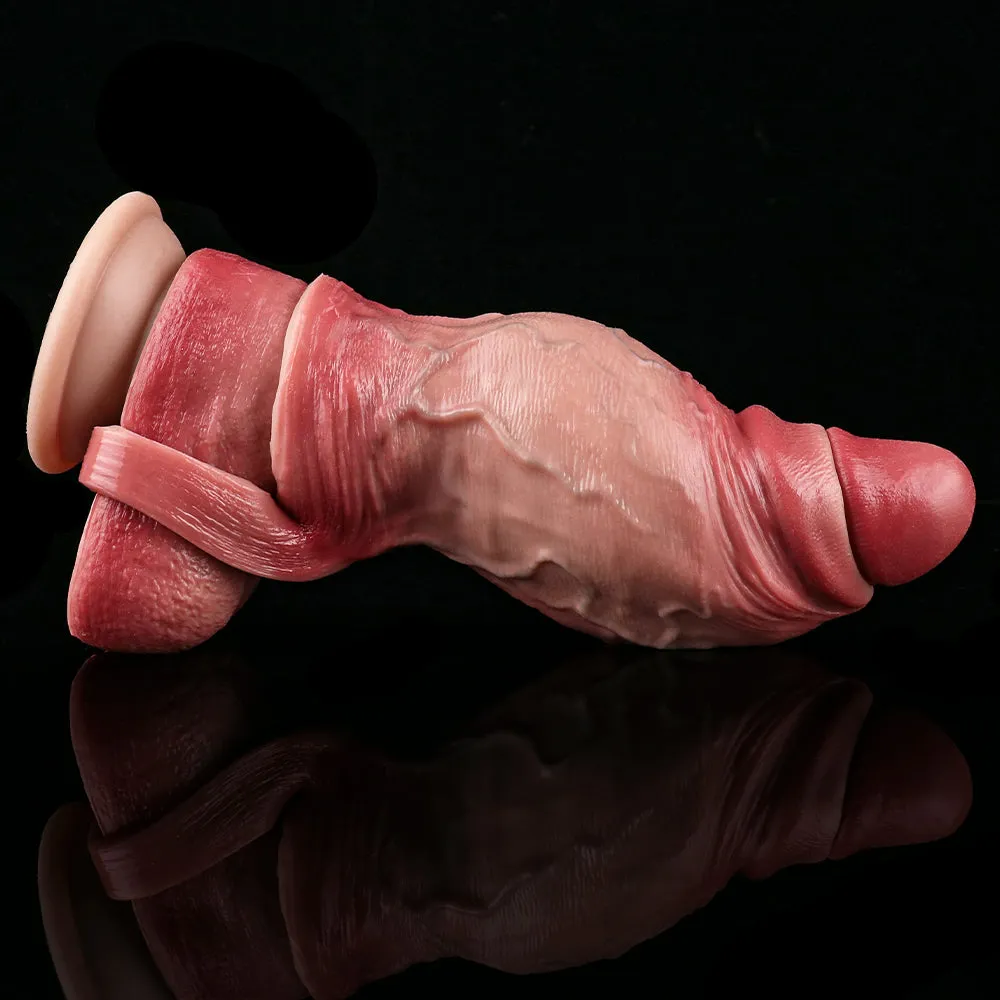 Mr. General Realistic Penis Sleeve Sheath - Big Knots Girthy Cocksleeve Extender