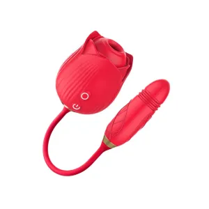 New Upgraded 3 in 1 Rose Sex Stimulator for woman with 10 Tapping Modes