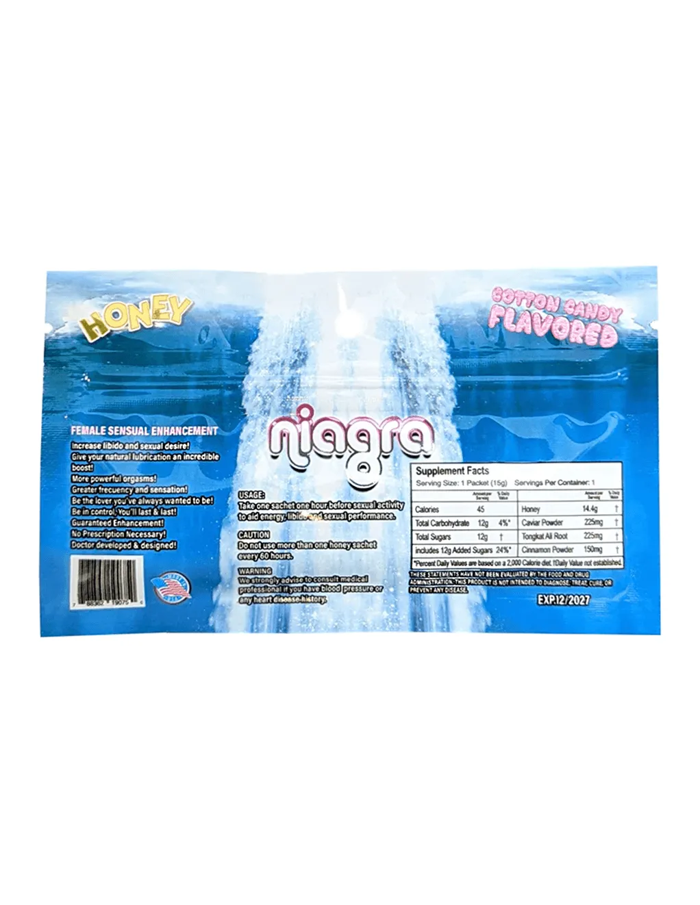 Niagra Cotton Candy Honey 1ct