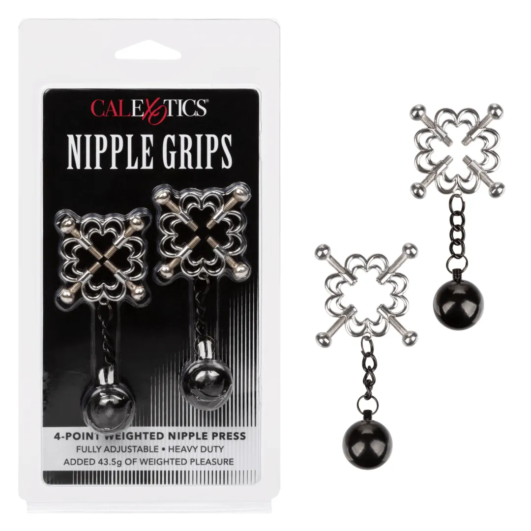 Nipple Grips 4-Point Weighted Nipple Press - set of 2
