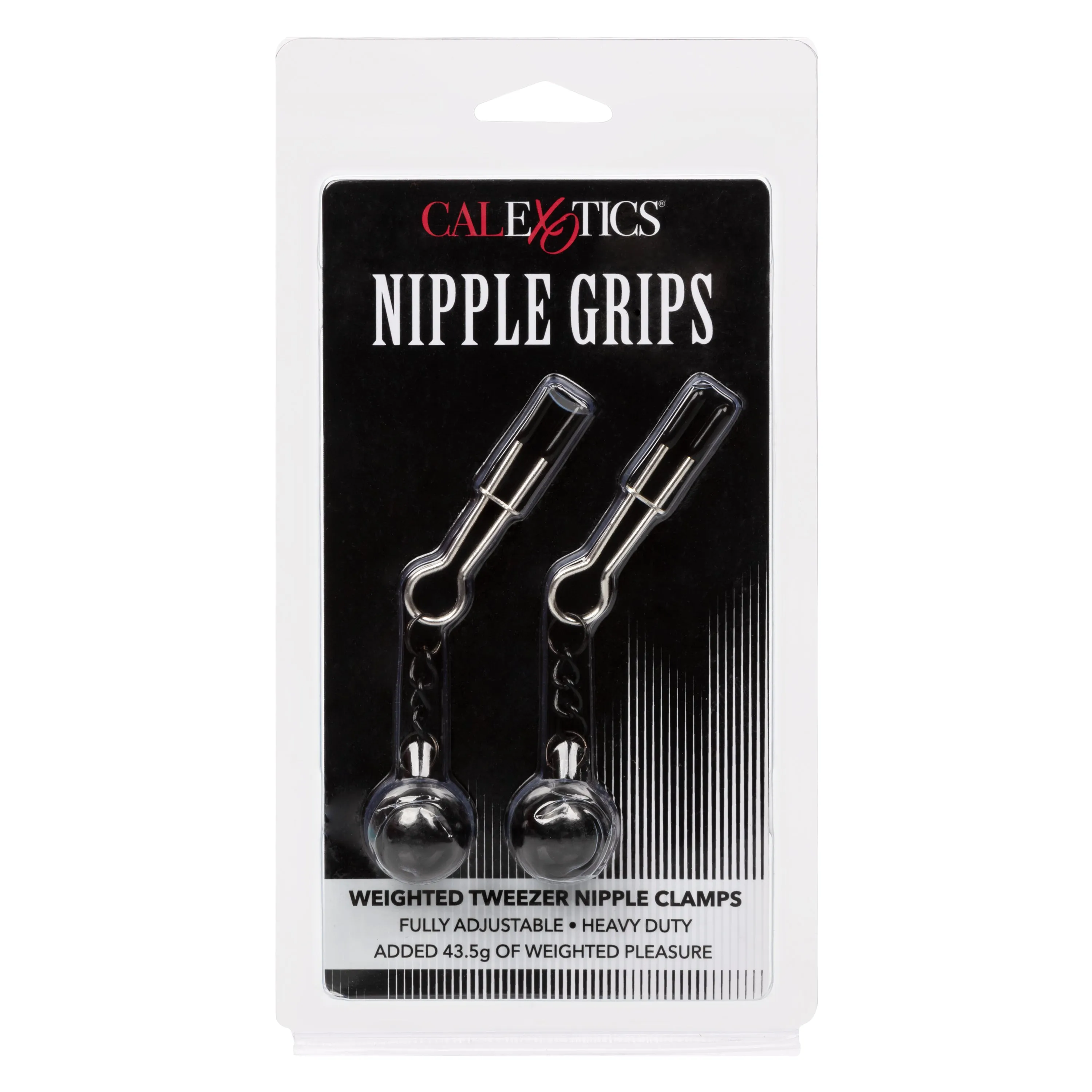 Nipple Grips Weighted Tweezer Nipple Clamps - set of 2