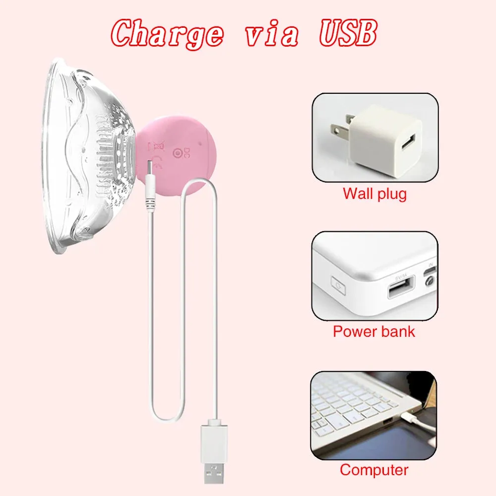 Nipple Sucker Massager - Breast Pump Rotating Stimluation Women Sex Toys