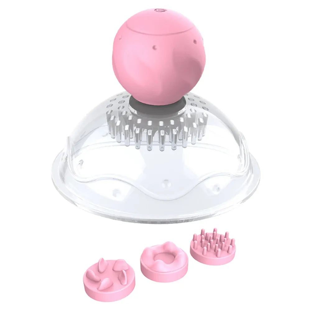 Nipple Sucker Massager - Breast Pump Rotating Stimluation Women Sex Toys