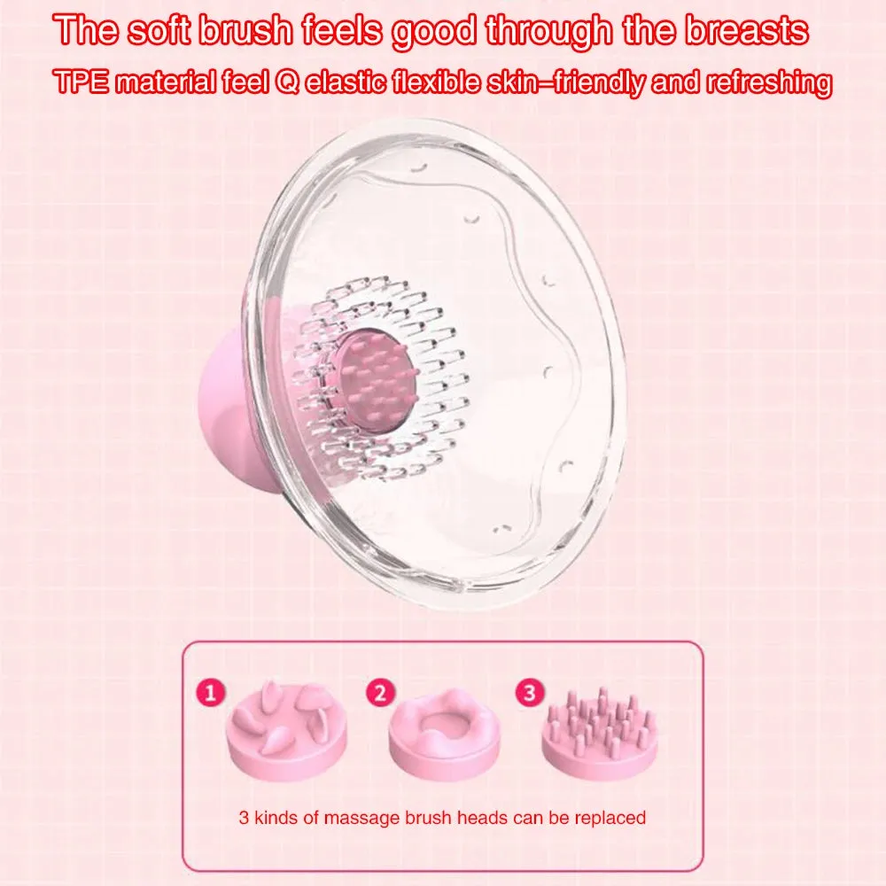 Nipple Sucker Massager - Breast Pump Rotating Stimluation Women Sex Toys