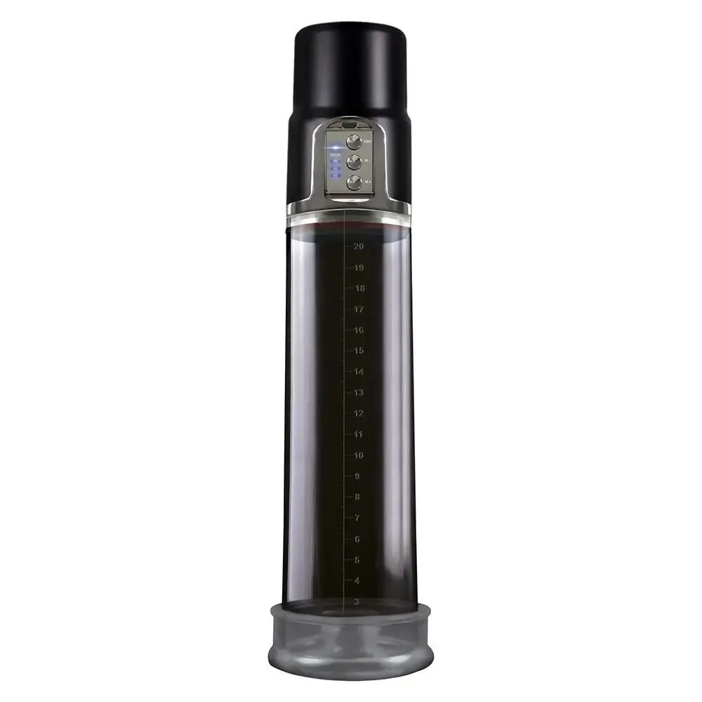 Ns Novelties Clear Renegade Rechargeable Vibrating Penis Pump