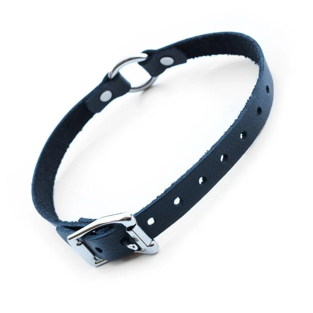 O-Ring Leather Choker