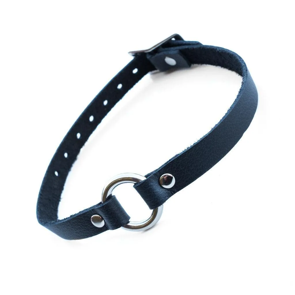 O-Ring Leather Choker