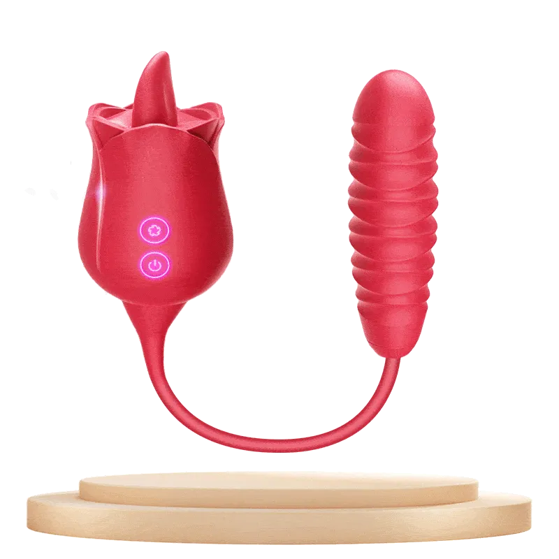 Orgasm in 30 Seconds Multiple Stimulation Rose Vibrator