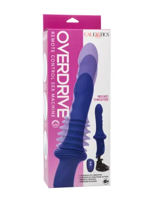 Overdrive Ridged Thruster Thrusting Silicone Dildo