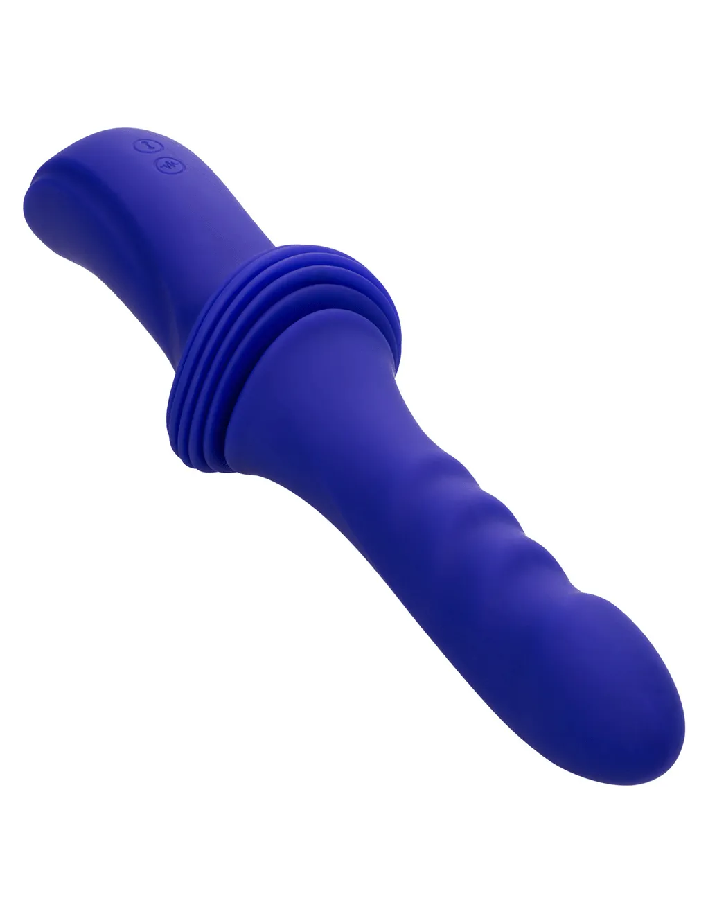 Overdrive Ridged Thruster Thrusting Silicone Dildo