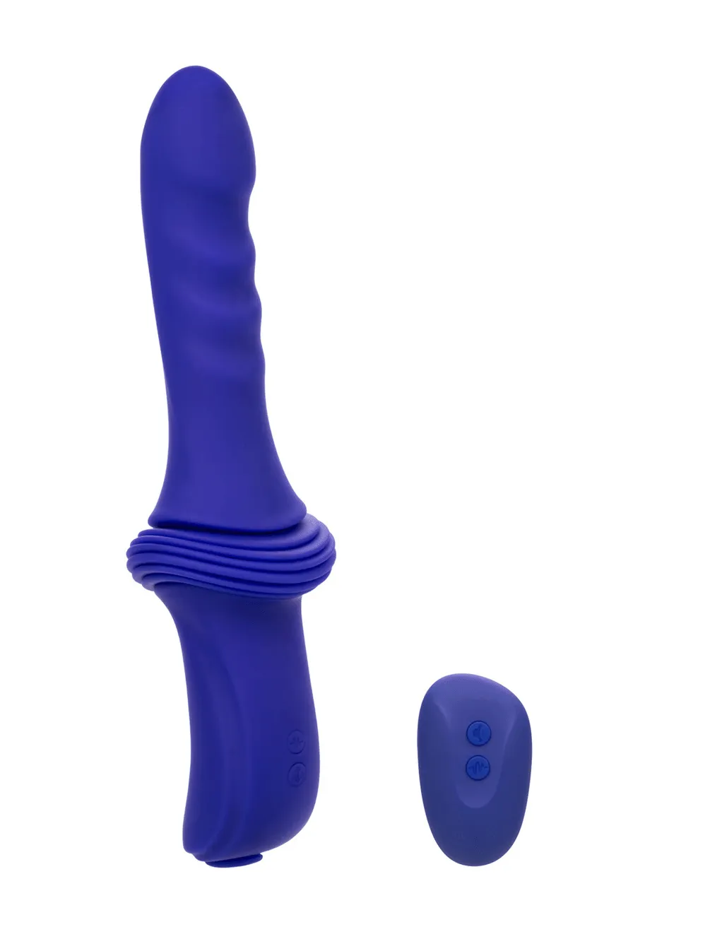 Overdrive Ridged Thruster Thrusting Silicone Dildo