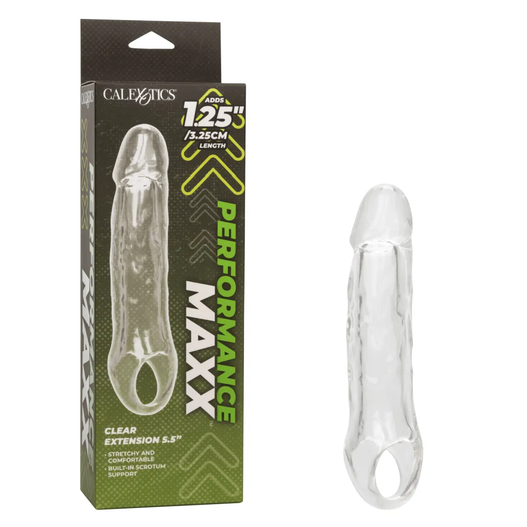 Performance Maxx 5.5 Inch Clear Penis Extension with Ball Strap