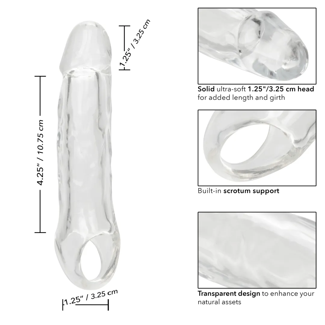 Performance Maxx 5.5 Inch Clear Penis Extension with Ball Strap