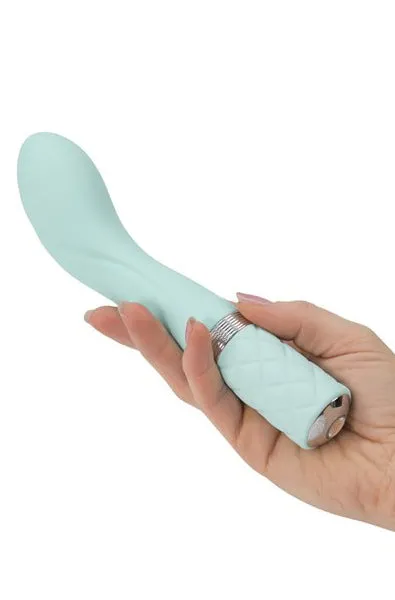 Pillow Talk Sassy G-Spot Vibe With Swarovski Crystal in Blue