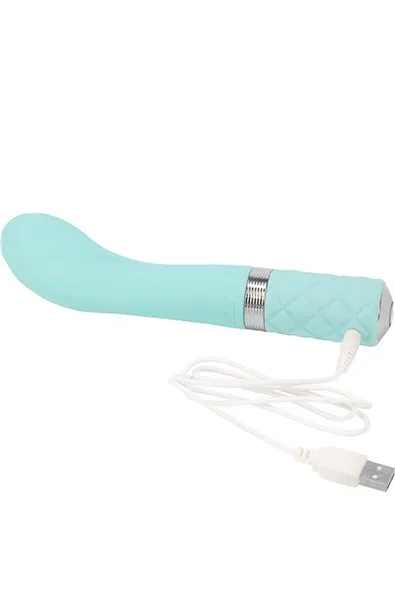 Pillow Talk Sassy G-Spot Vibe With Swarovski Crystal in Blue