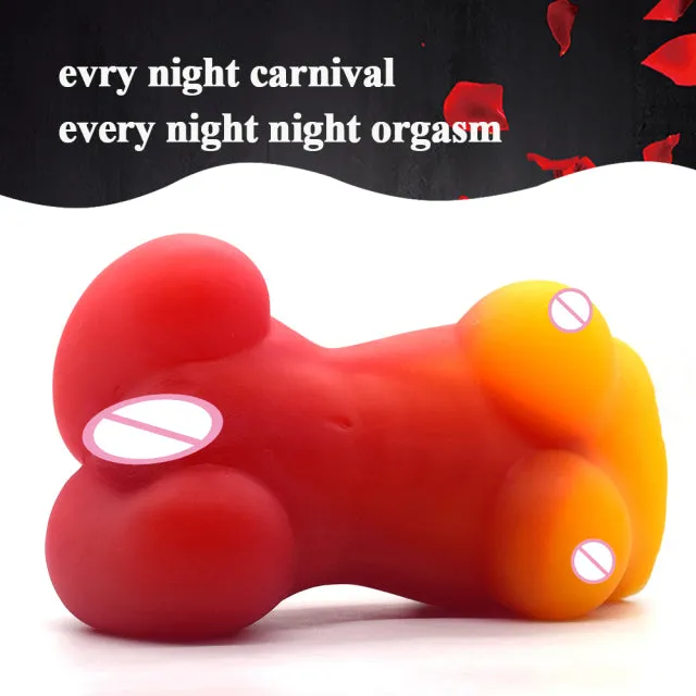 Pocket Pussy Realistic Masturbator Sex Toys for Men - Silicone Vaginal Penis Massager