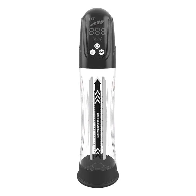 Pompă pe bază de apă DREAMTOYS Automatic Water Pump. pentru mărirea penisului. 4 intensități. 4 viteze. transparentă