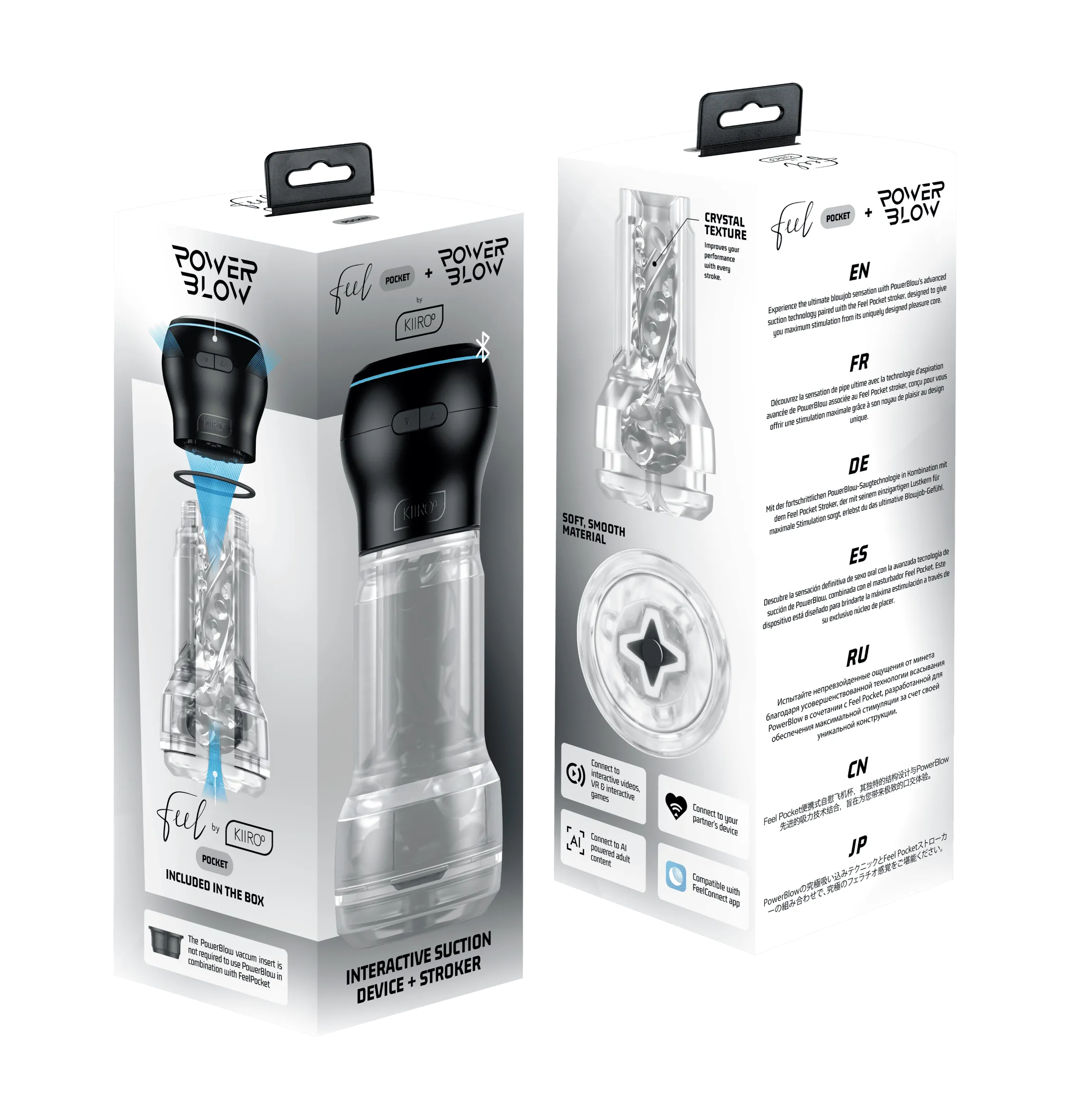 PowerBlow & Feel Pocket Stroker Crystal