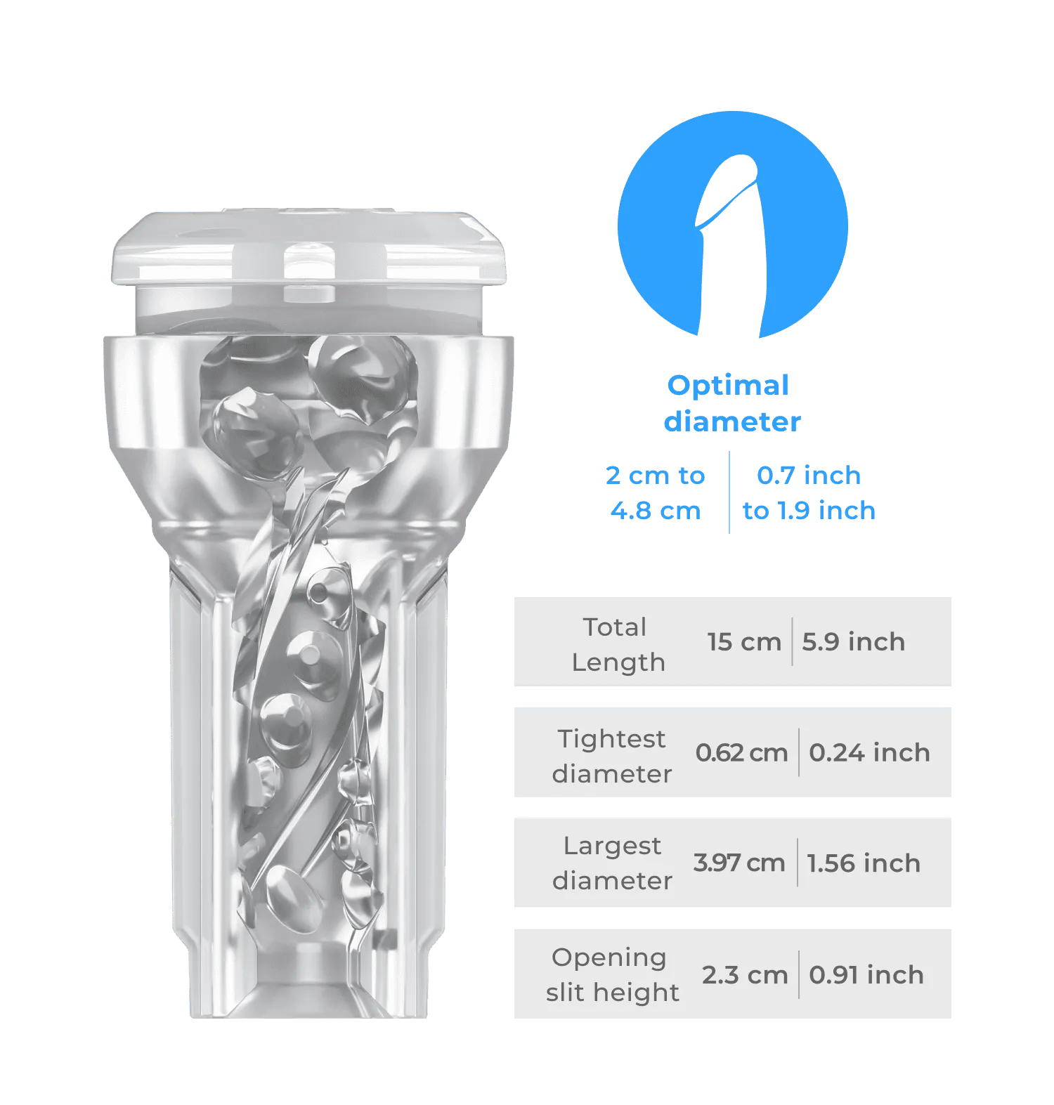 PowerBlow & Feel Pocket Stroker Crystal