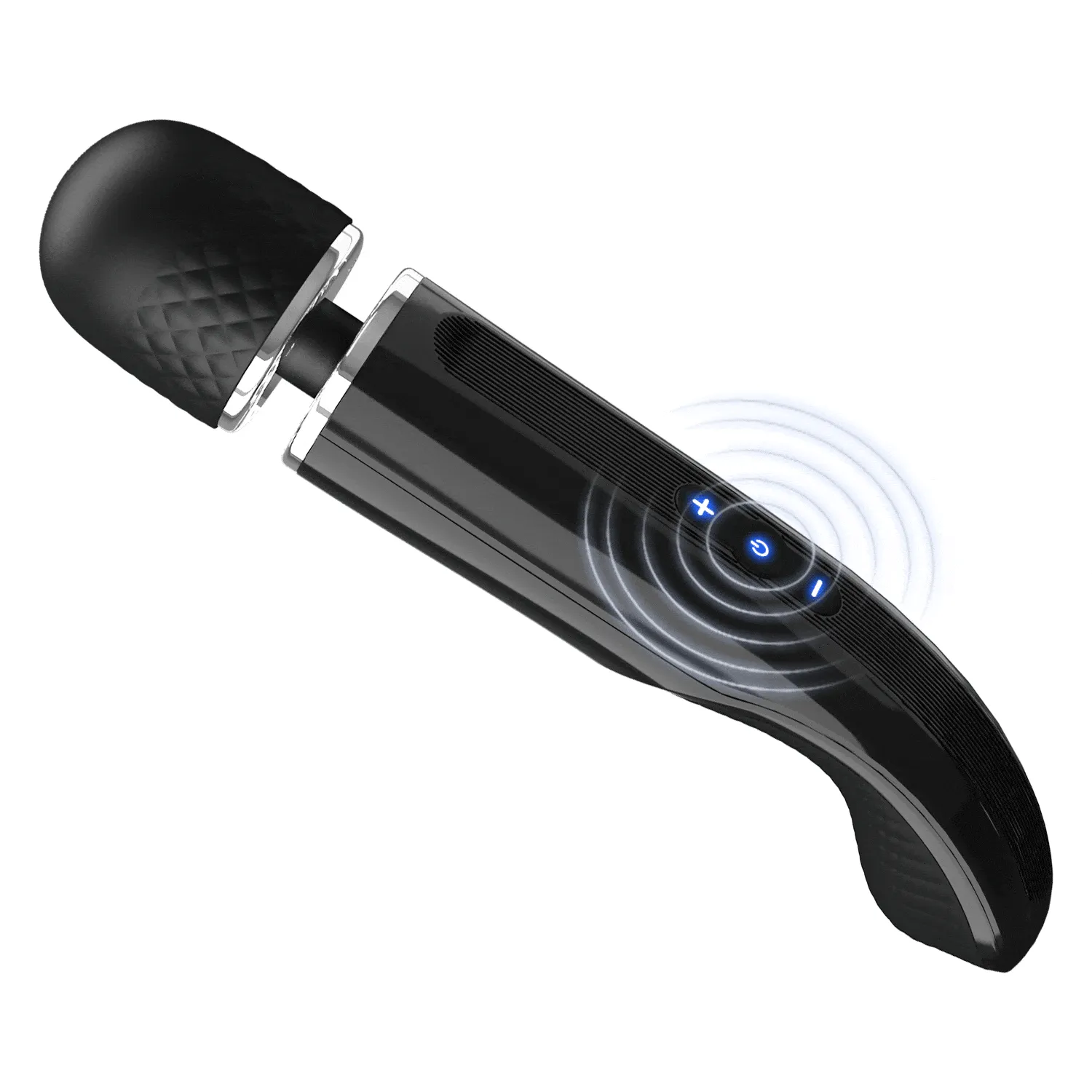 Pretty Love - Super Power Fascinating Wand Massager (Black)