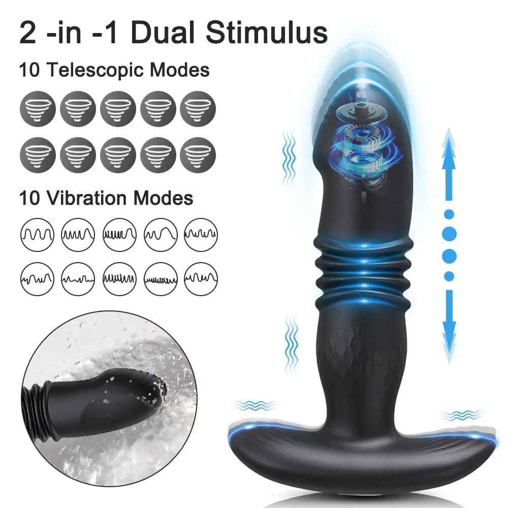 PuppyPassion - Thrusting Butt Plug Anal APP Vibrator