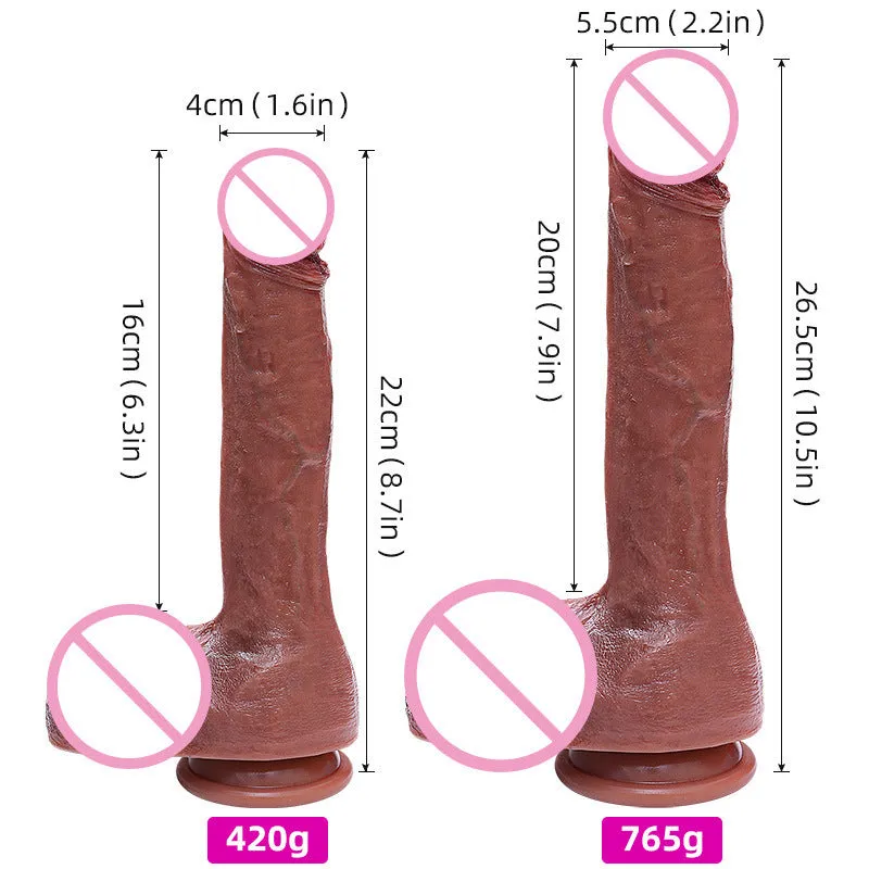 Realistic Dildo Anal Plug Prostate Massager - Silicone G Spot Buttplug Sex Toys for Women
