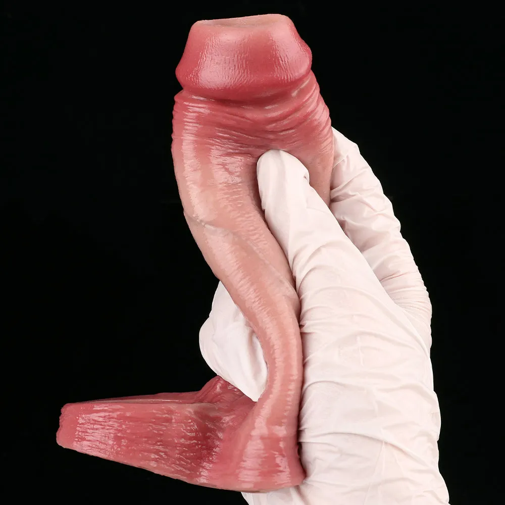 Realistic Penis Sleeve Sex Toys for Men - Open-end Hollow Dick Sheath Girth Extender