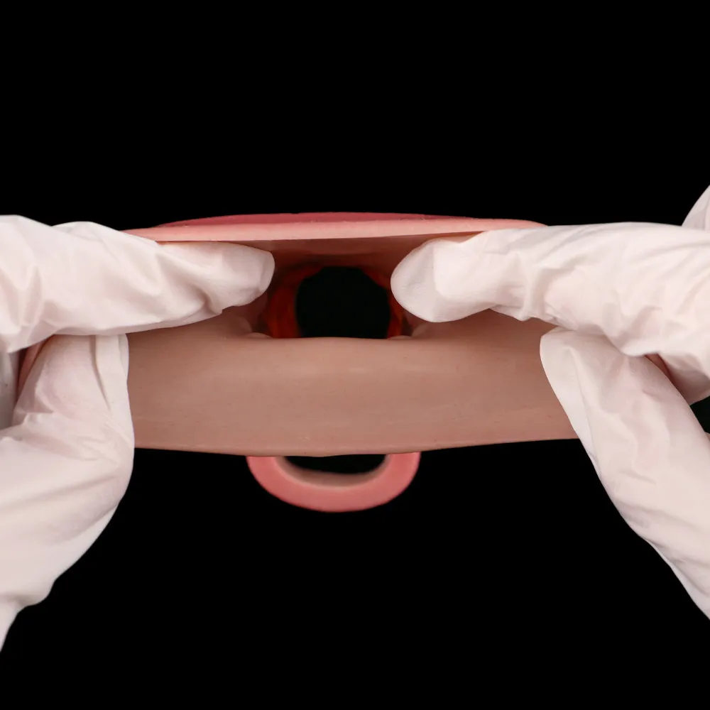 Realistic Penis Sleeve Sex Toys for Men - Open-end Hollow Dick Sheath Girth Extender