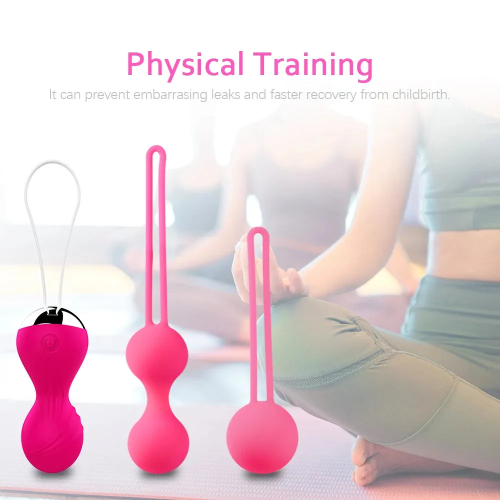 Remote Control Kegal Ball - Vibrating Panty Egg Pelvic Muscle Female Sex Toys