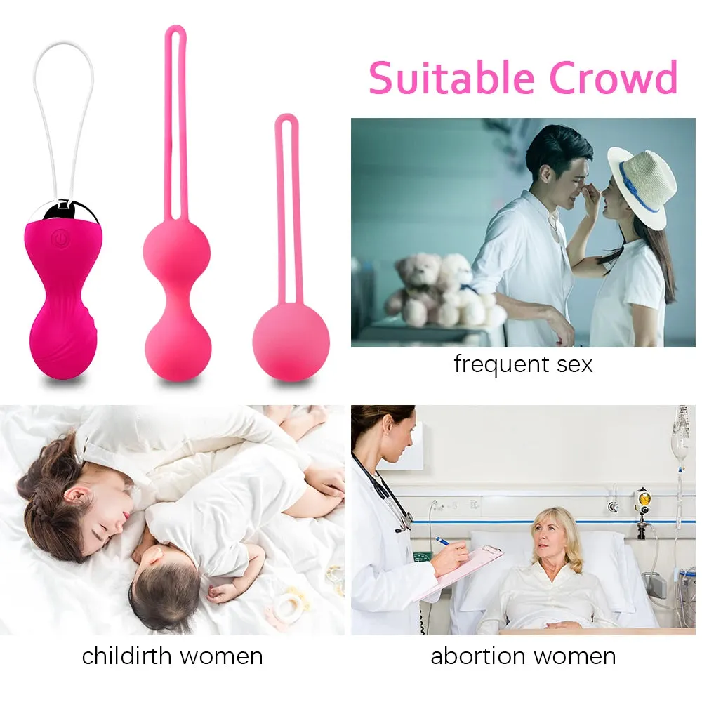 Remote Control Kegal Ball - Vibrating Panty Egg Pelvic Muscle Female Sex Toys