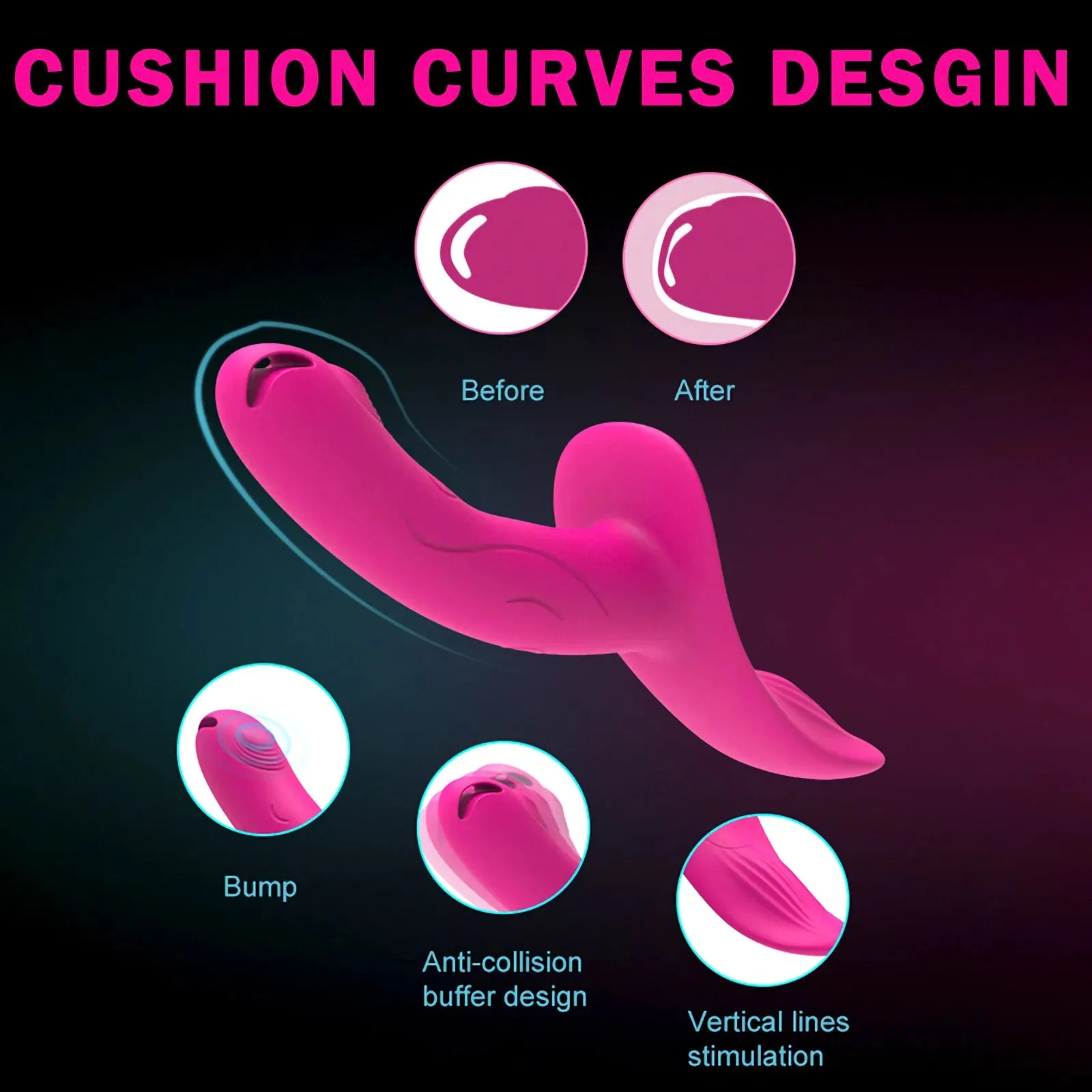 Remote Control Vibrating Strapon Dildo - Strap On Strapless Sex Toy for Lesbian Couple