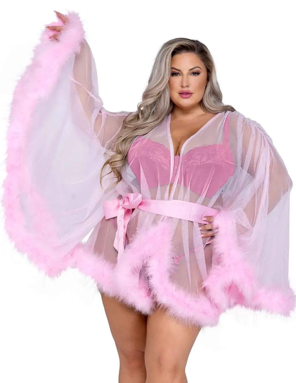 Roma Hollywood Glam Mini Robe
