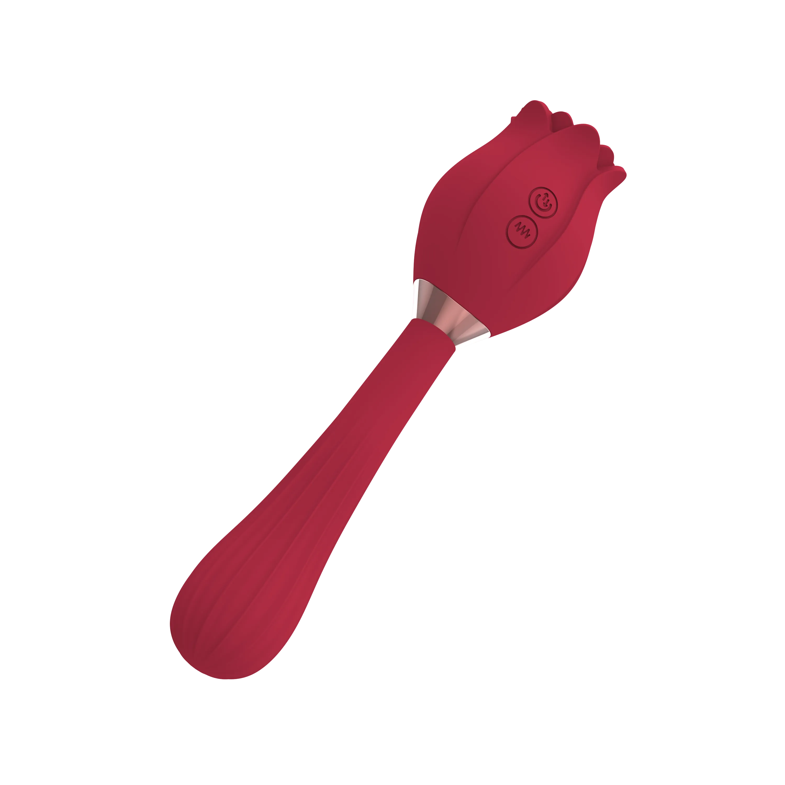 Rose Clit Sucking G Spot Vibrator - Handheld Nipple Sucker Female Sex Toys
