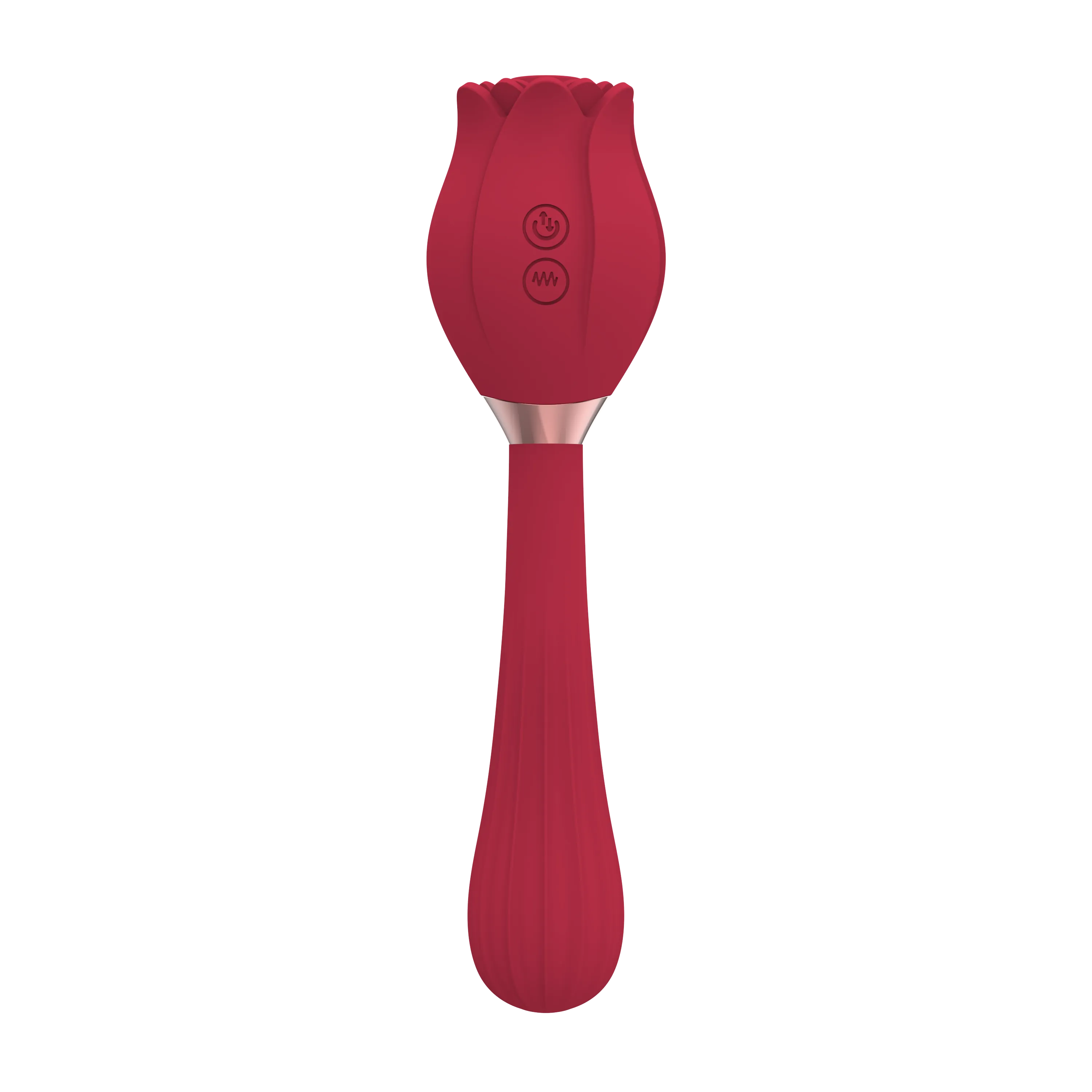 Rose Clit Sucking G Spot Vibrator - Handheld Nipple Sucker Female Sex Toys