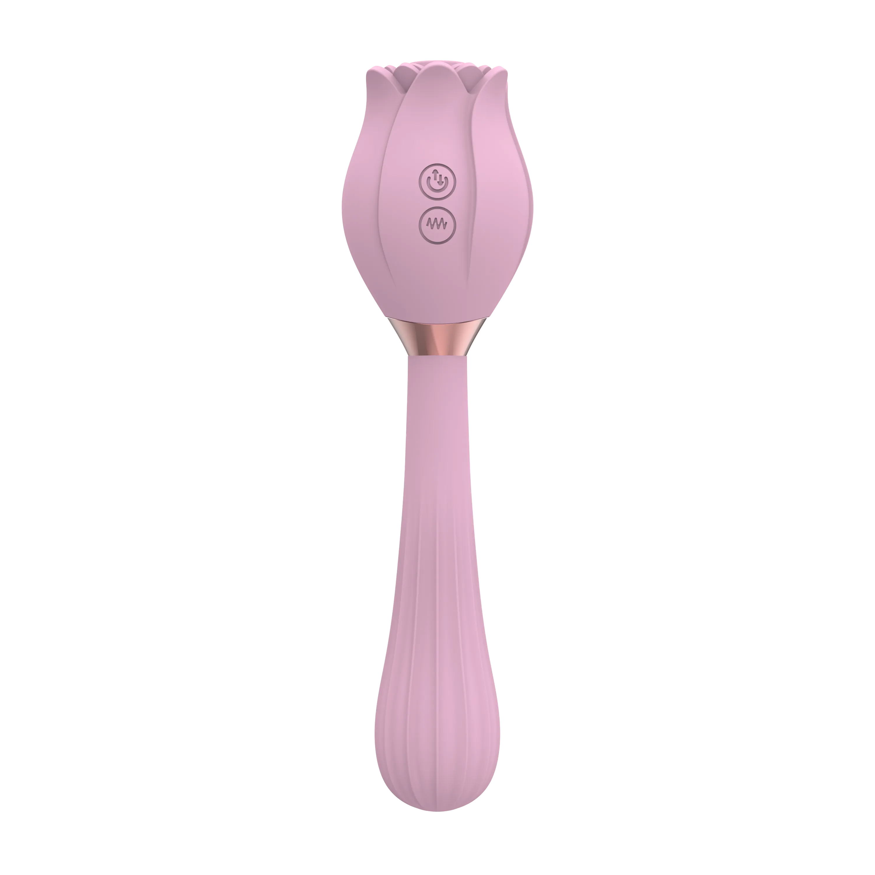 Rose Clit Sucking G Spot Vibrator - Handheld Nipple Sucker Female Sex Toys