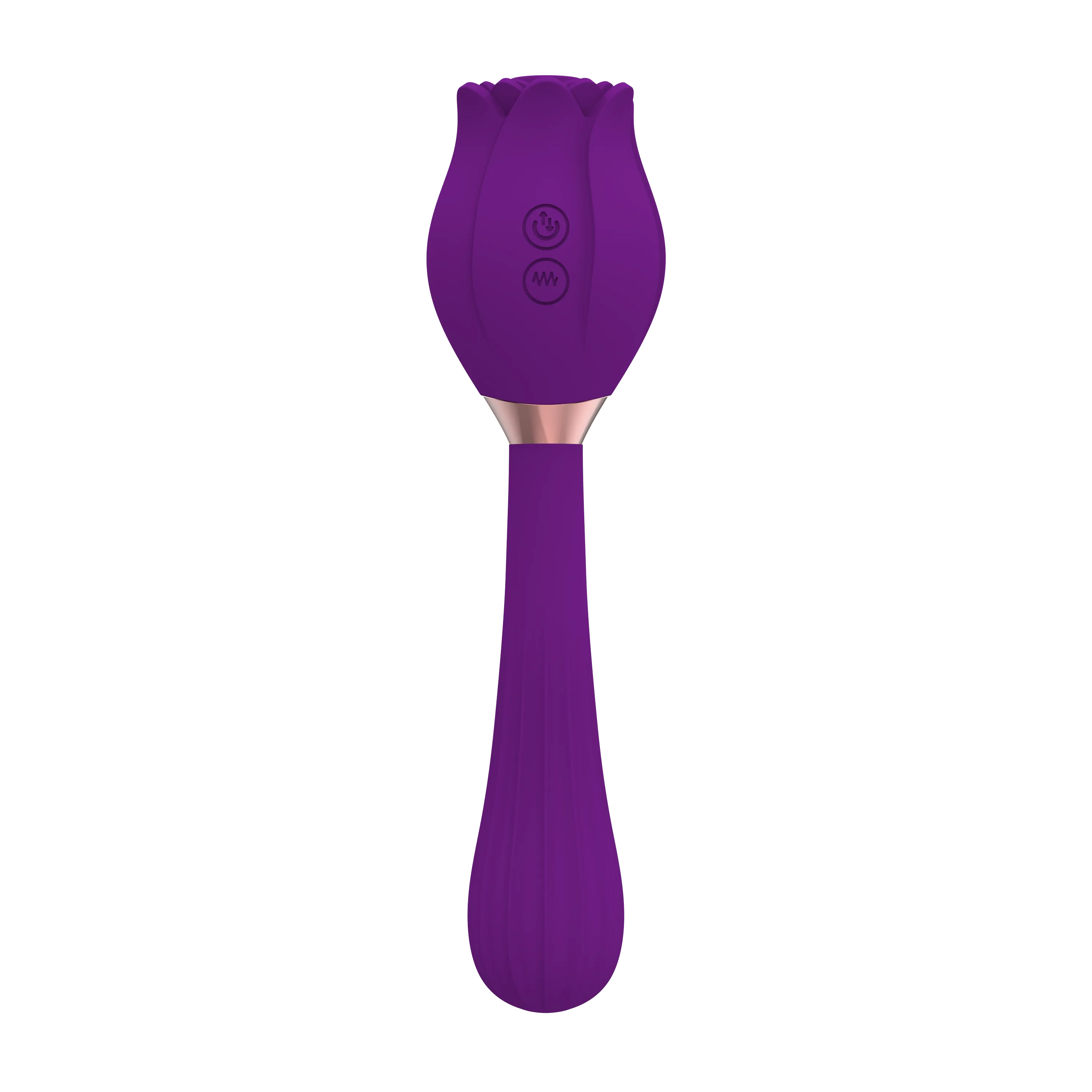 Rose Clit Sucking G Spot Vibrator - Handheld Nipple Sucker Female Sex Toys