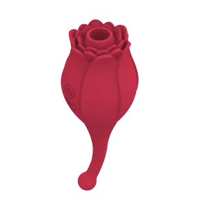 Rose Touch Clit Sucking G Spot Vibrator - Dual End Stimulator Female Sex Toys