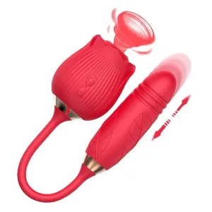 Rose Toy Vibrator for Women. Dildos for Women Gifts. 3in1 Upgrade 18 Modes