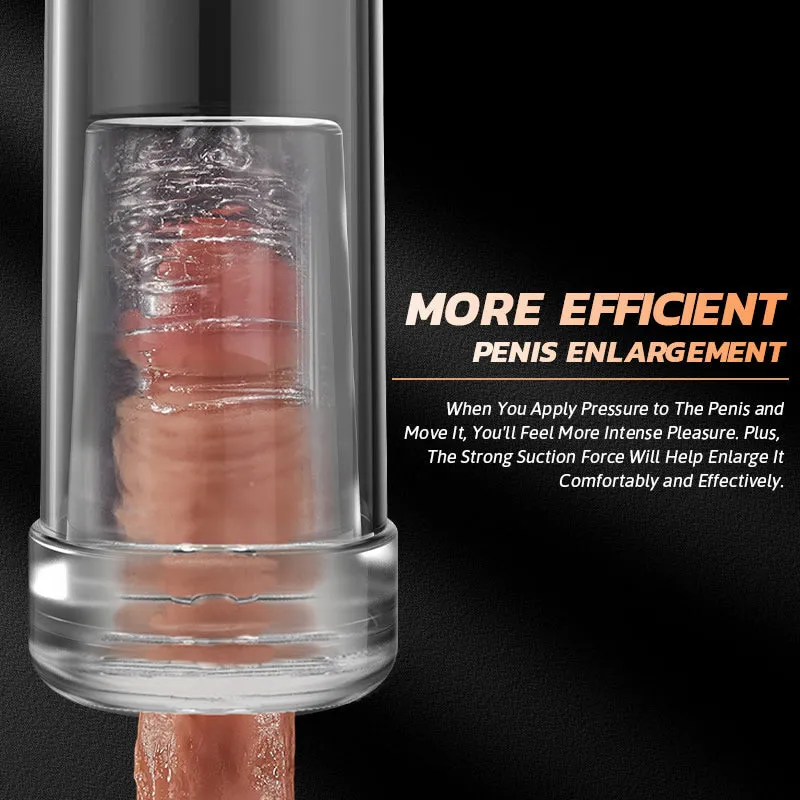 RunningPuppy - 2 Modes 6 Levels Vacuum Suction Penis Enlargement Pump