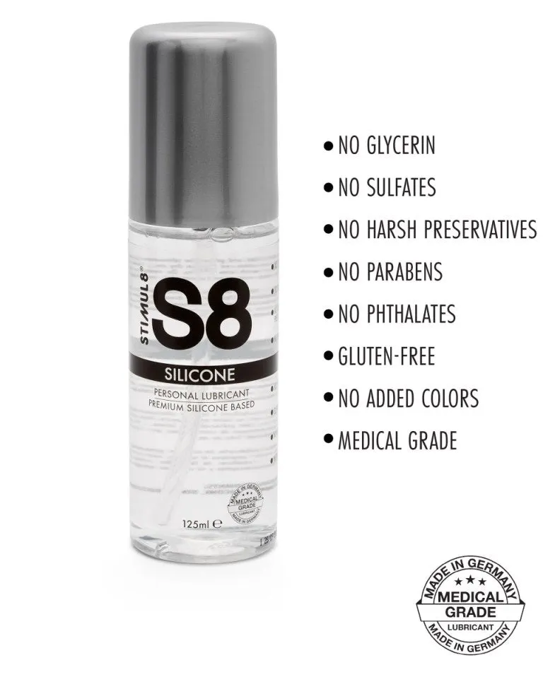 S8 Premium Silicone Lubricant  | 125 ml Medical grade
