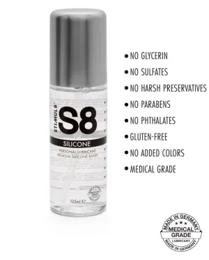 S8 Premium Silicone Lubricant  | 125 ml Medical grade