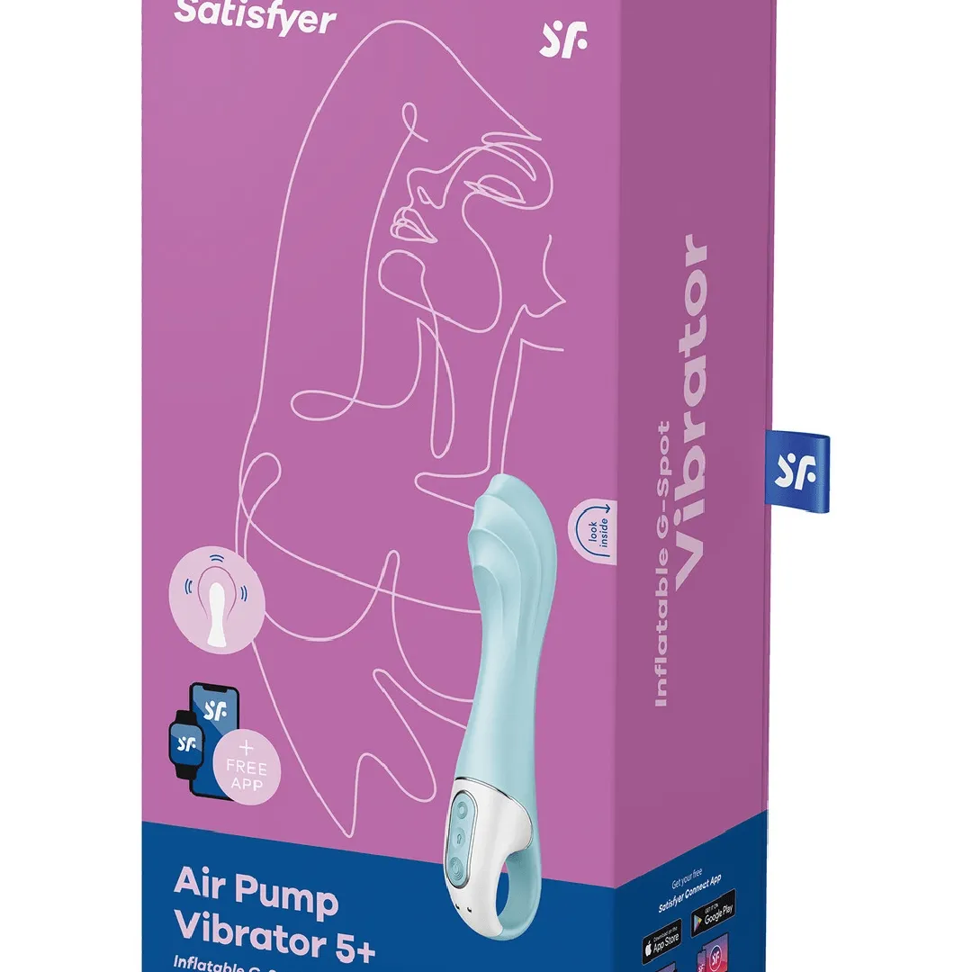 Satisfyer Air Pump G-Spot and Prostate Inflatable App Controlled Vibrator