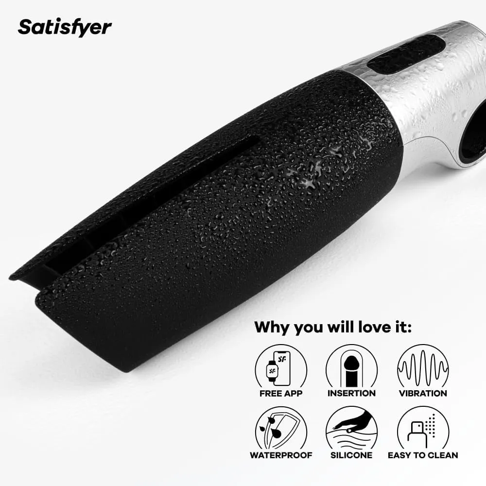Satisfyer Men Power Masturbator APP AUTO Vibrating Male Pocket Pussy Sex Toy