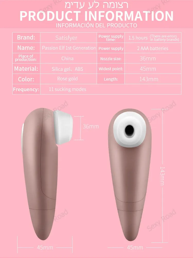 Satisfyer Pro - Sucking G-Spot Clit Stimulator Vibrator