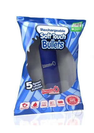 Screaming O Soft Touch Bullets Blue