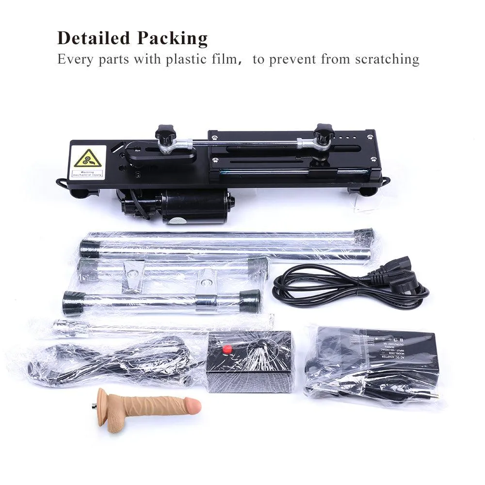 Sex Machine Adjustable Angle and Thrusting Love Machine with Multiple Attachments