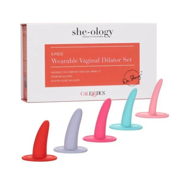 She-ology 5 Piece Wearable Silicone Dilator Set