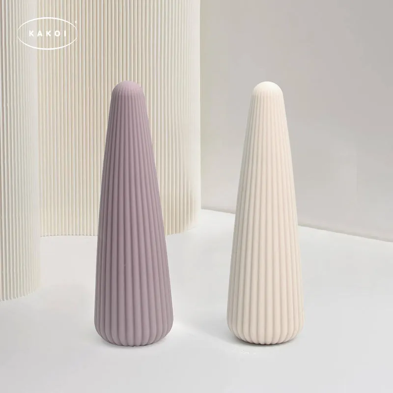 Silicone Vibrating Dildo Butt Plug - Ice Cream Anal Dildo Vibrator Sex Toys for Women Men